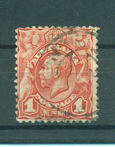 Australia sc# 17 used cat value $7.00