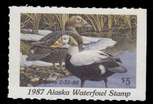 Alaska #3 1987 Hunting Permit Stamp MNH