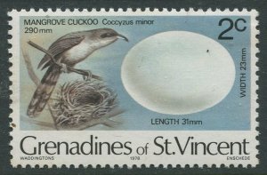 STAMP STATION PERTH Grenadines #134 Birds & Eggs Pictorial Definitive MNH 1978