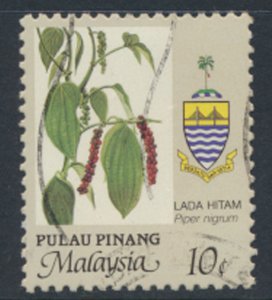 Malaysia  Penang  SC# 91 CTO perf 12 Pepper see details and scan