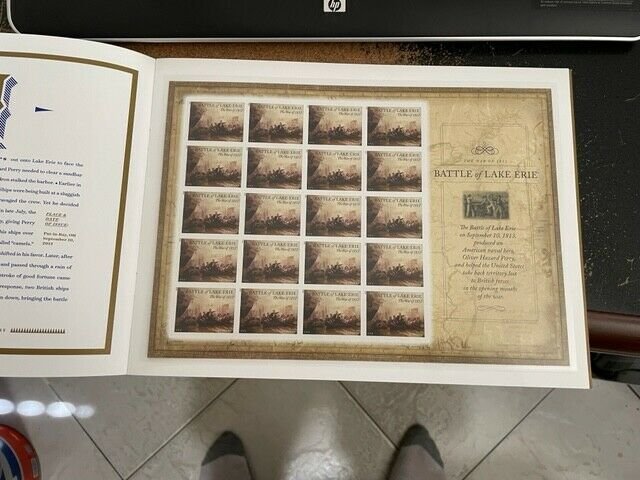 THE WAR OF 1812 USPS STAMP KIT LIMITED EDITION COLLECTOR'S SET W/ 4 MINT SHEETS