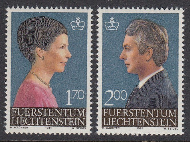 Liechtenstein 799-800 Royal Family mnh