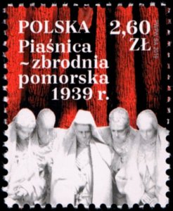 Poland 2019 MNH Stamp Piasnica Pomeranian German Crime 1939 Second World War II