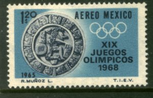 MEXICO C310, $1.20 1st Pre-Olympic Issue - 1965 MINT, NH. VF.