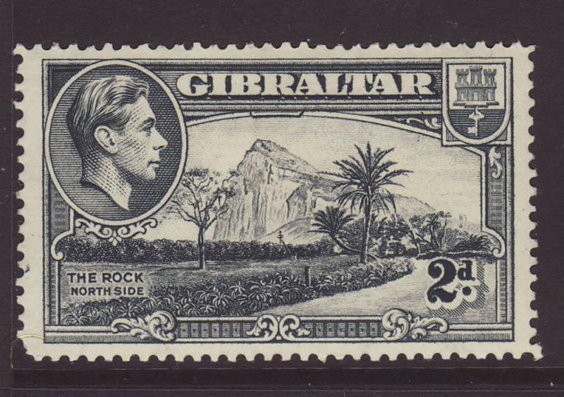 1938 Gibraltar 2d Perf 14 Mint