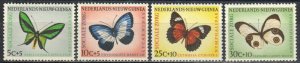 Netherlands New Guinea Stamp B23-B26  - Butterflies