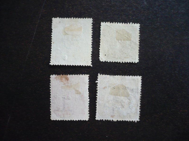 Stamps - India Cochin - Scott# 8-11 - Used Set of 4 Stamps