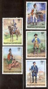 CENTRAL AFRICAN REPUBLIC SC# C139-43 VF U 1976