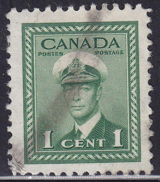 Canada 249 King George VI WWII War 1¢ 1942