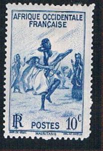 French West Africa 36 MLH Rifle Dance (BP10210)