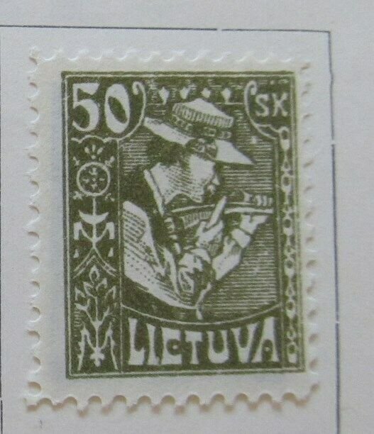 A11P4F17 Litauen Lituanie Lithuania 1921-22 50sk MH*