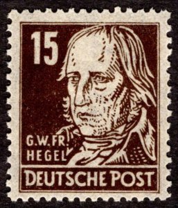 1948, Germany, 15pf, MH, Sc 10N34