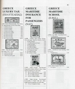 ALBANIA & GREECE Epirus Crete 2002 Barefoot Revenues Stamp Catalogue(118 Pages)