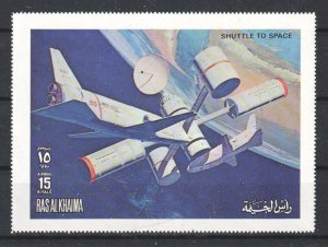 1972  Ras Al Khaima - Skylab Programme - Mi A852A - Perf. - MNH