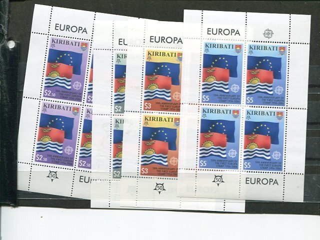 Kiribati set of 2006  Europa sheets    Mint VF NH