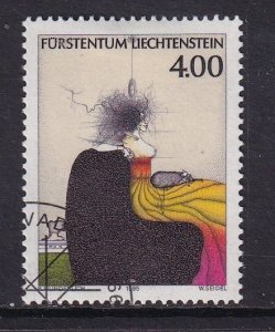 Liechtenstein   #1063 cancelled 1995  Wunderlich painting