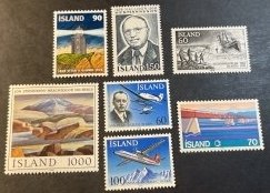 ICELAND # 508-514-MINT/HINGED**----7 STAMP RUN----1978