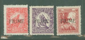 Fiume #B1-B3 Unused Single (Complete Set)