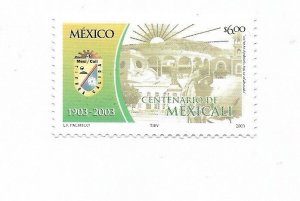 MEXICO 2003 CENTENARY OF MEXICALI 1903-2003 COAT OF ARMS  1 VALUE MNH