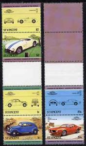 St Vincent 1985 Cars #3 (Leaders of the World) set of 6 (...