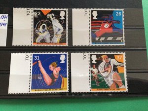 G. B. World Student Games 1991 mint never hinged stamps  A11958