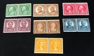 US Scott #597-603 VF Mint NH CV $205/ Price $117 ** FREE Shipping!!