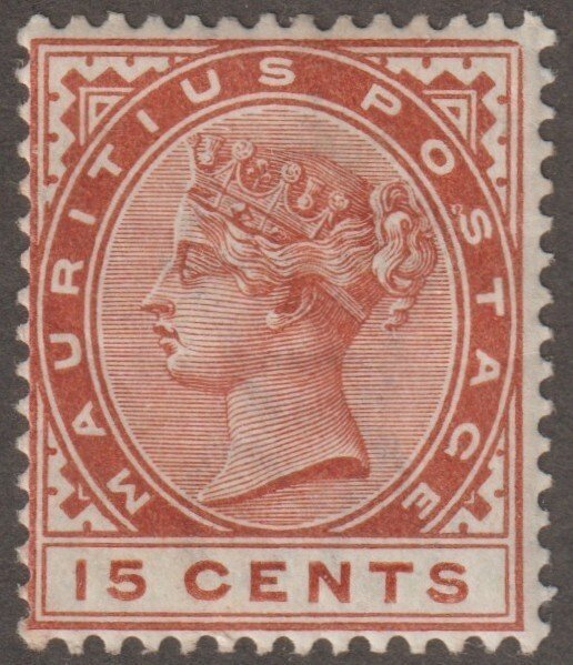 EDSROOM-21410 Mauritius 80 LH 1892 Complete Queen Victoria CV$9