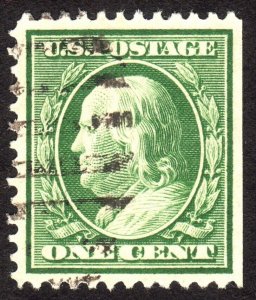 1908, US 1c, Franklin, Used, Well centered, Sc 331