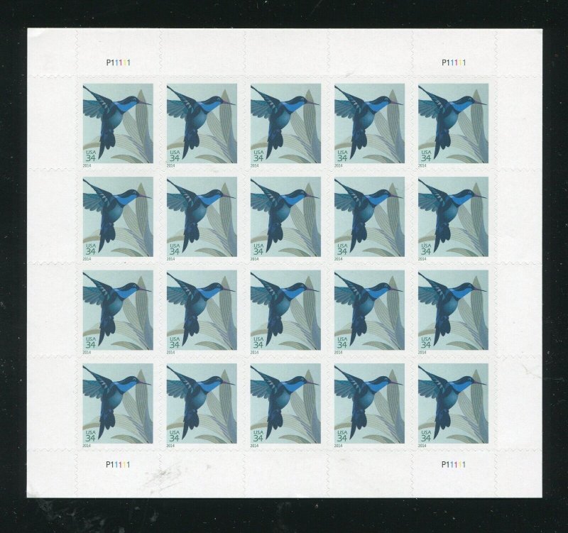 4857 Hummingbird Sheet of 20 34¢  Stamps MNH