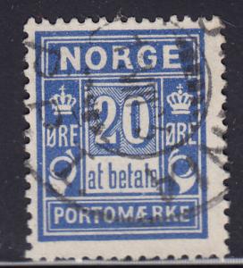 Norway J5 Numeral of Value 1899