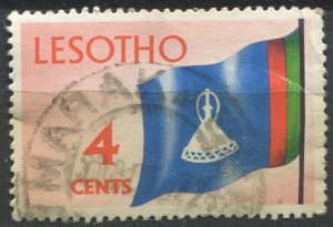 Lesotho Sc#97 Used, 4c ver & multi, Definitives 1971 (1971)