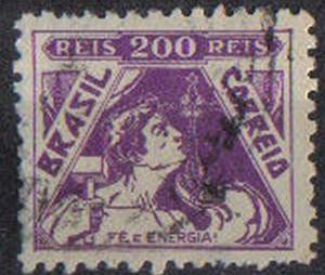 BRAZIL, 1933 used 200r, SG385