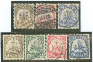 German East Africa #22/24/25/31-34  Single