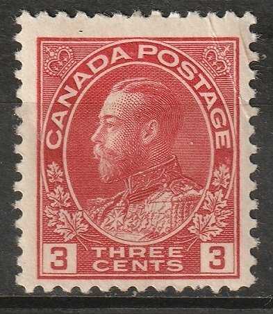 Canada 1923 Sc 109d MH* Die I some disturbed gum