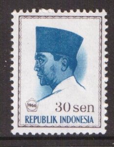 Indonesia  #676  MNH  1966  President Sukarno 30s