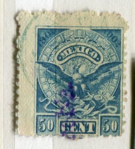 MEXICO; 1900s early classic Revenue Fiscal issue used 50c. value