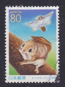 Japan Prefecture -2002 Hokkaido Flying Squirrel - 80y used