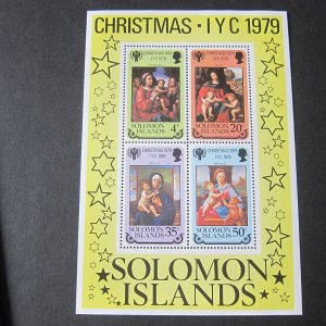 Solomon Islands 1979 Sc 416a Christmas Religion set MNH