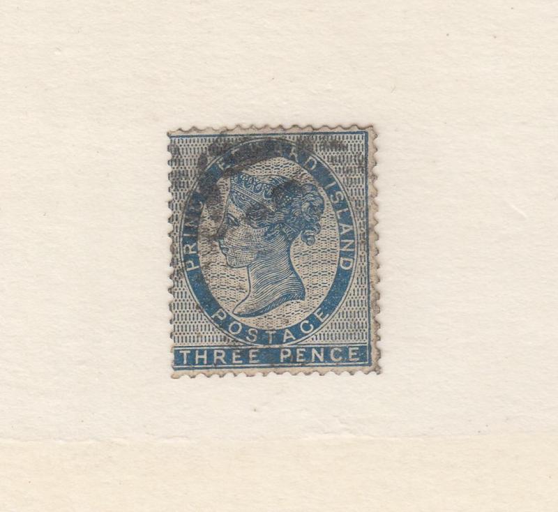 PRINCE EDWARD ISLAND REF# KM40 # 2  F  3d QUEEN VICTORIA BLUE CAT VALUE $450