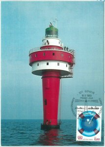 68861 - UNITED NATIONS - Postal History - MAXIMUM CARD 1983 - LIGHTHOUSE-