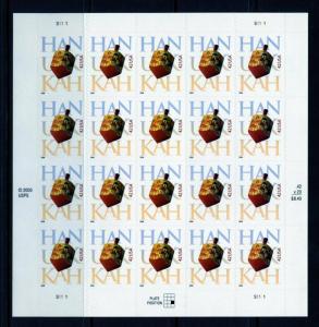 UNITED STATES  SCOTT#4372  42c  HANUKKAH  SHEET OF 20  MINT  NH 