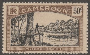Cameroun, stamp, Scott#J9, mint, hinged,  50 cents,