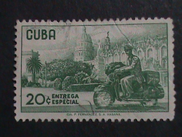 ​CUBA-THREE- VERY OLD USED CUBA-STAMP-VF WE SHIP TO WORLD WIDE AND COMBINE