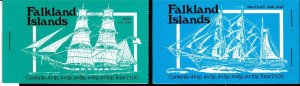 Falkland Islands 1978 Booklets 1,2,3 & 4. Vintage Mail Ships.  Colorful  XF/NH