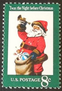 1972 8c Christmas Santa Claus Scott 1472 Mint NH