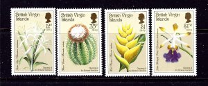 British Virgin Is 585-88 MNH 1987 Botanical Gardens (an1918)