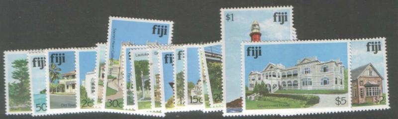 FIJI DEF SET TO $5 SG580/595A UM/NH MINT CAT£9.50 =$19