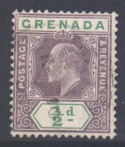 Grenada Scott 58 - SG67, 1904 Edward VII 1/2d used