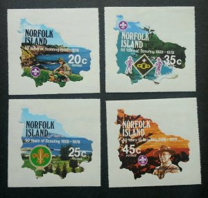 Norfolk Island 50 Years Of Scout 1978 Scouting (stamp) MNH *odd shape *unusual