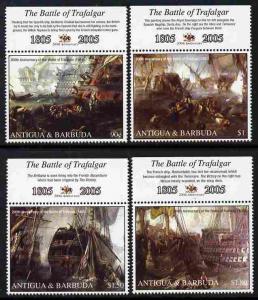 Antigua 2005 Bicentenary of Battle of Trafalgar perf set ...